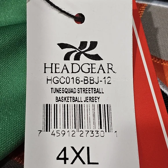 Headgear Nasa Collaboration Space Jam Classic Embroidered Basketball Jersey 4XL - Picture 8 of 8